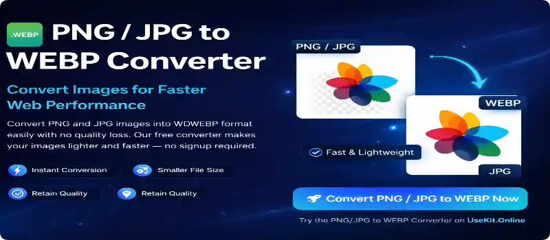 PNG / JPG to WEBP Converter